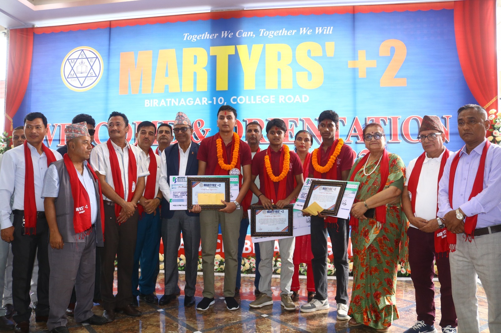 मार्टस मेमोरियल प्लस टुको अभिमुखीकरण भब्यताका साथ सम्पन्न , स्थापनाको पहिलो बर्ष नै ७३७ विद्यार्थी भर्ना