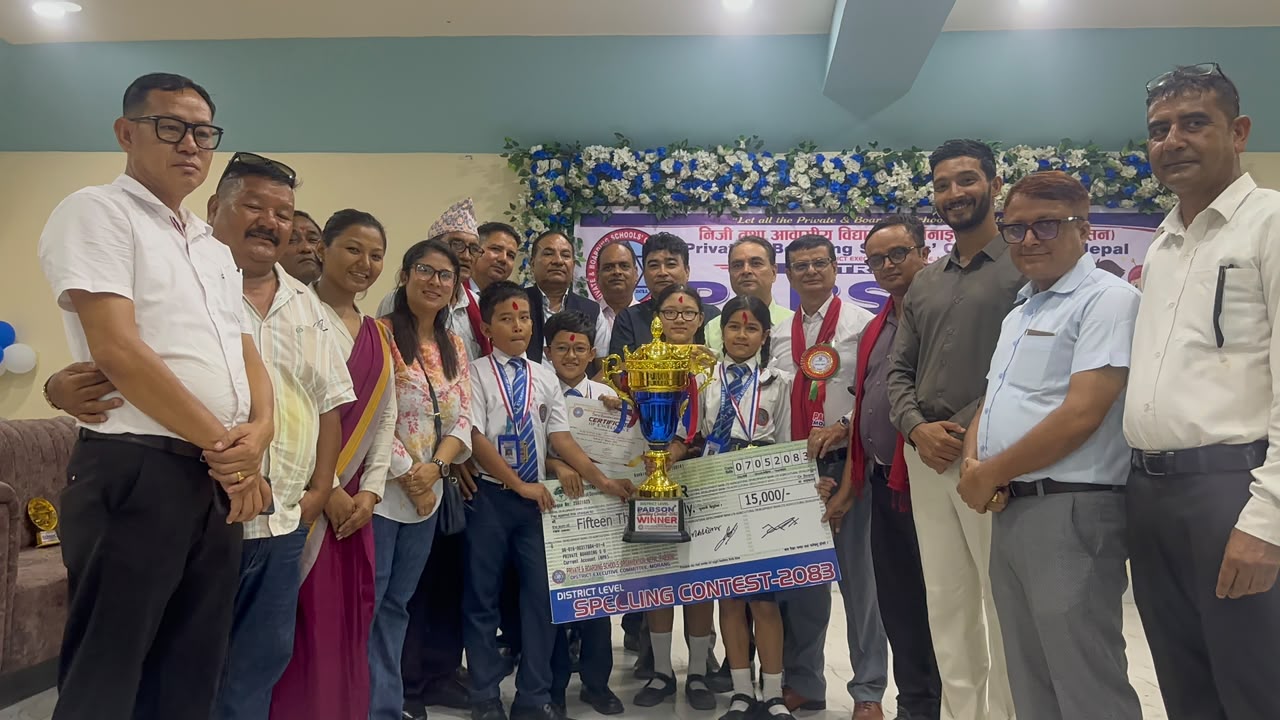 प्याब्सन जिल्ला स्तरीय अंग्रेजी हिज्जे प्रतियोगिता : ४७ विद्यालयलाई पछि पार्दै एभरेष्ट प्रथम