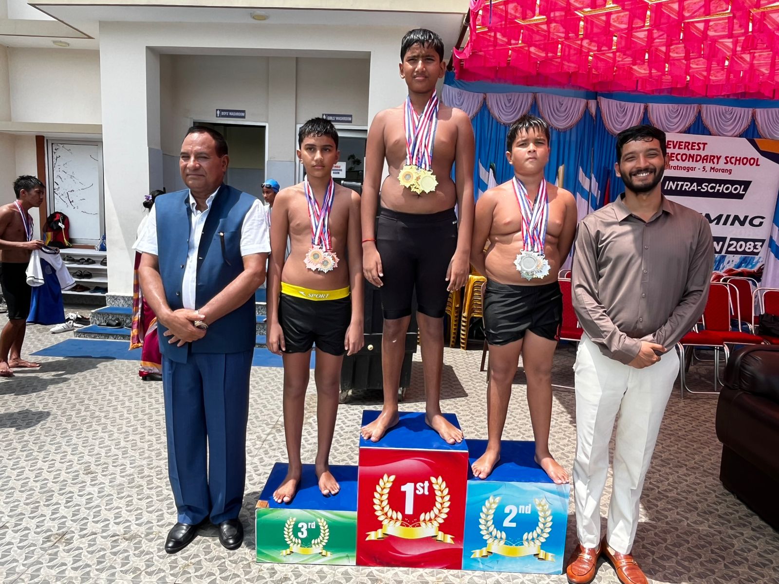 एभरेष्टको इन्ट्रा स्कुल पौडी प्रतियोगिता सम्पन्नः उत्कृष्ट खेलाडीलाई राष्ट्रिय प्रतियोगिताको लागि तयार गरिने